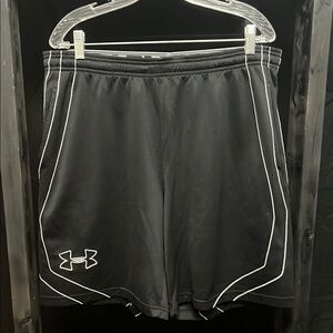 Under Armour Black Shorts with White Trim